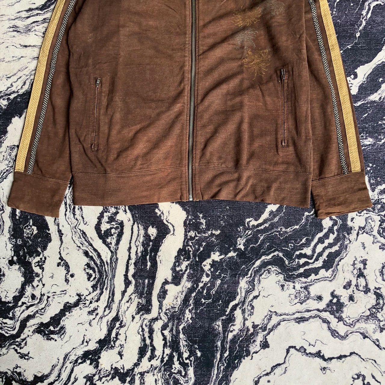 Japanese Brand Vintage Y2K The Utility Company Brown Track Jacket Size US L / EU 52-54 / 3 - 4 Thumbnail