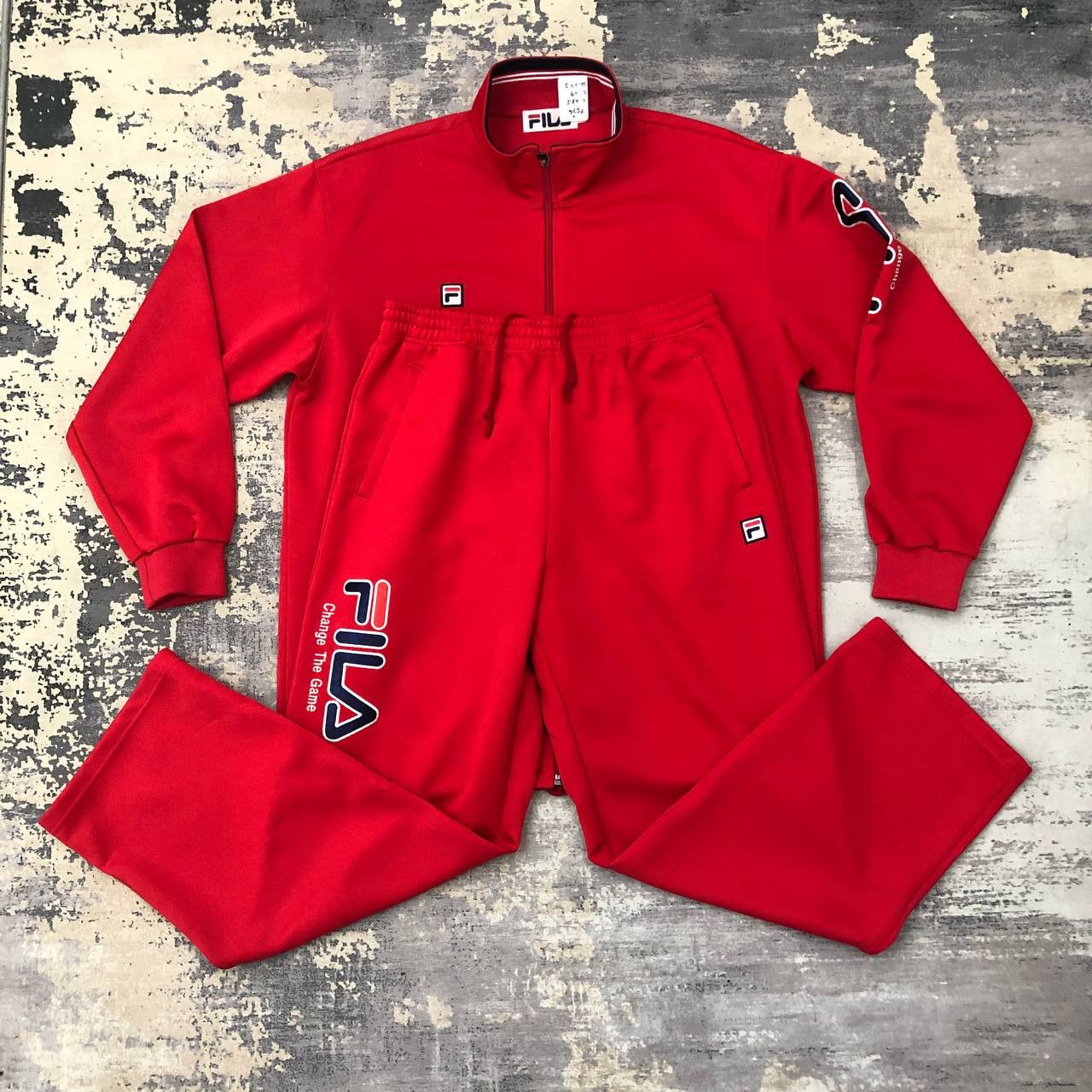 Fila Y576 FILA ONE SET JACKET & TRACKSUIT PANTS Size US L / EU 52-54 / 3 - 1 Thumbnail