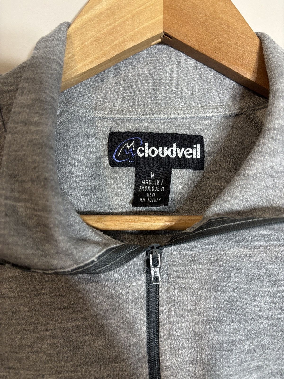 Vintage Vintage Cloudveil Quarter Zip Gorpcore Medium Made in USA Size US M / EU 48-50 / 2 - 3 Thumbnail
