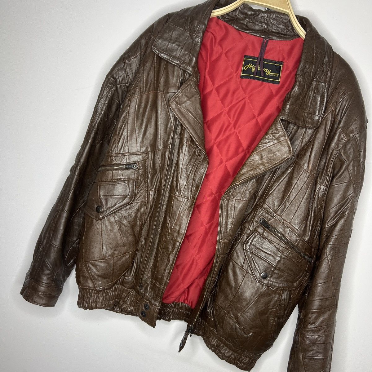 Vintage Vintage Real Leather Jacket Biker Black Rare Luxury Ramones Size US L / EU 52-54 / 3 - 13 Thumbnail