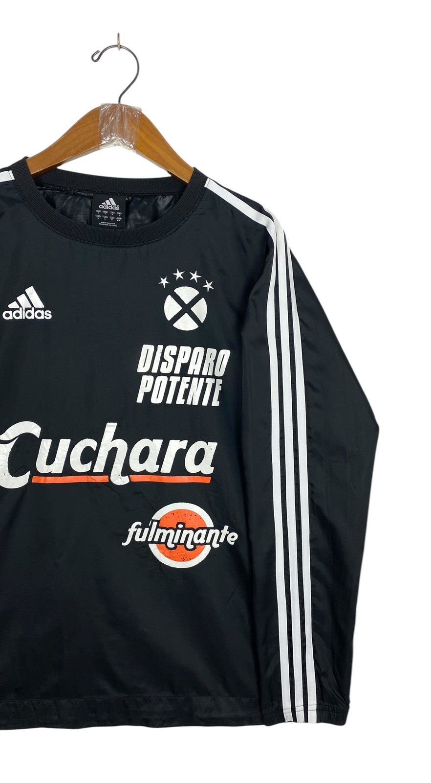 Adidas Rare‼️ Adidas Disparo Potente Big Logo Light Jacket Size US S / EU 44-46 / 1 - 3 Thumbnail