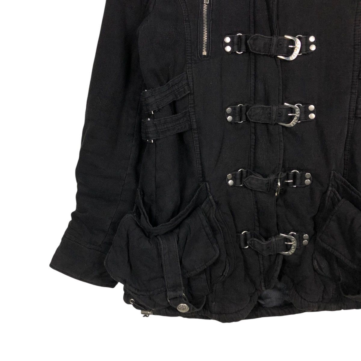 Hysteric Glamour 🔥BACKS BIKER JACKET CARGO BUTTON PUNK DESIGN Size US M / EU 48-50 / 2 - 6 Thumbnail