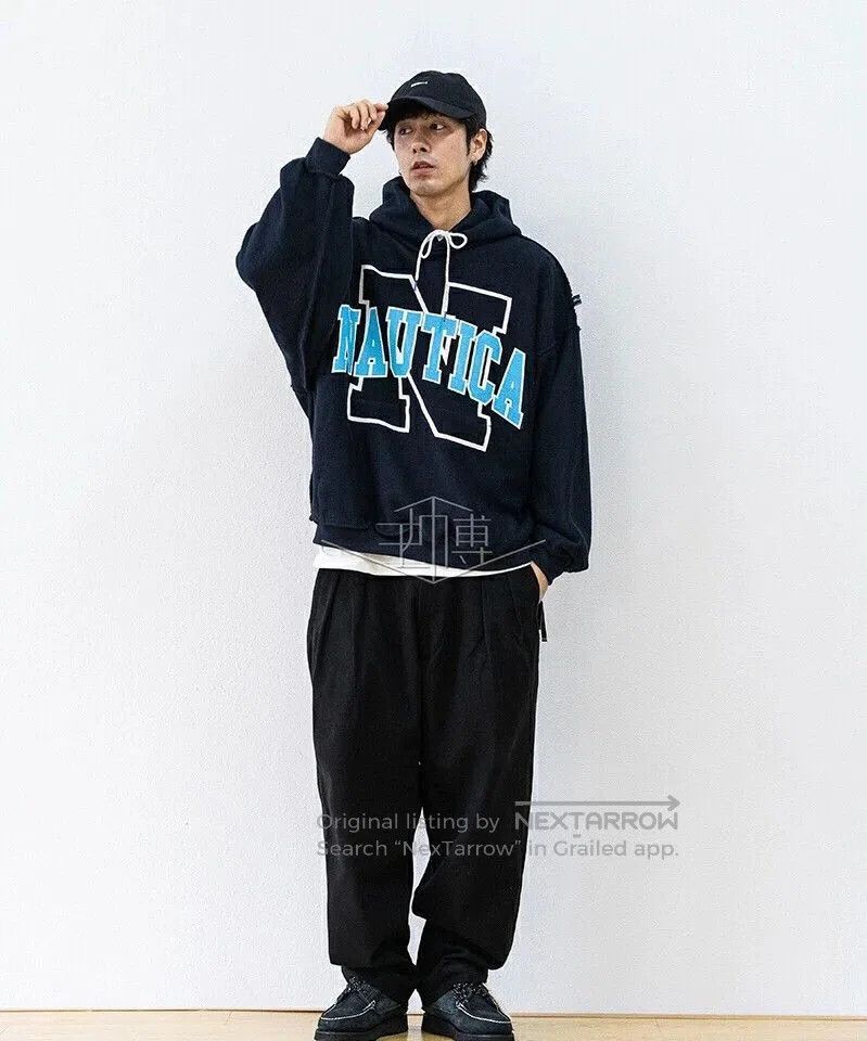 Nautica nautica oversized navy hoodie with graphic. Size US M / EU 48-50 / 2 - 8 Thumbnail