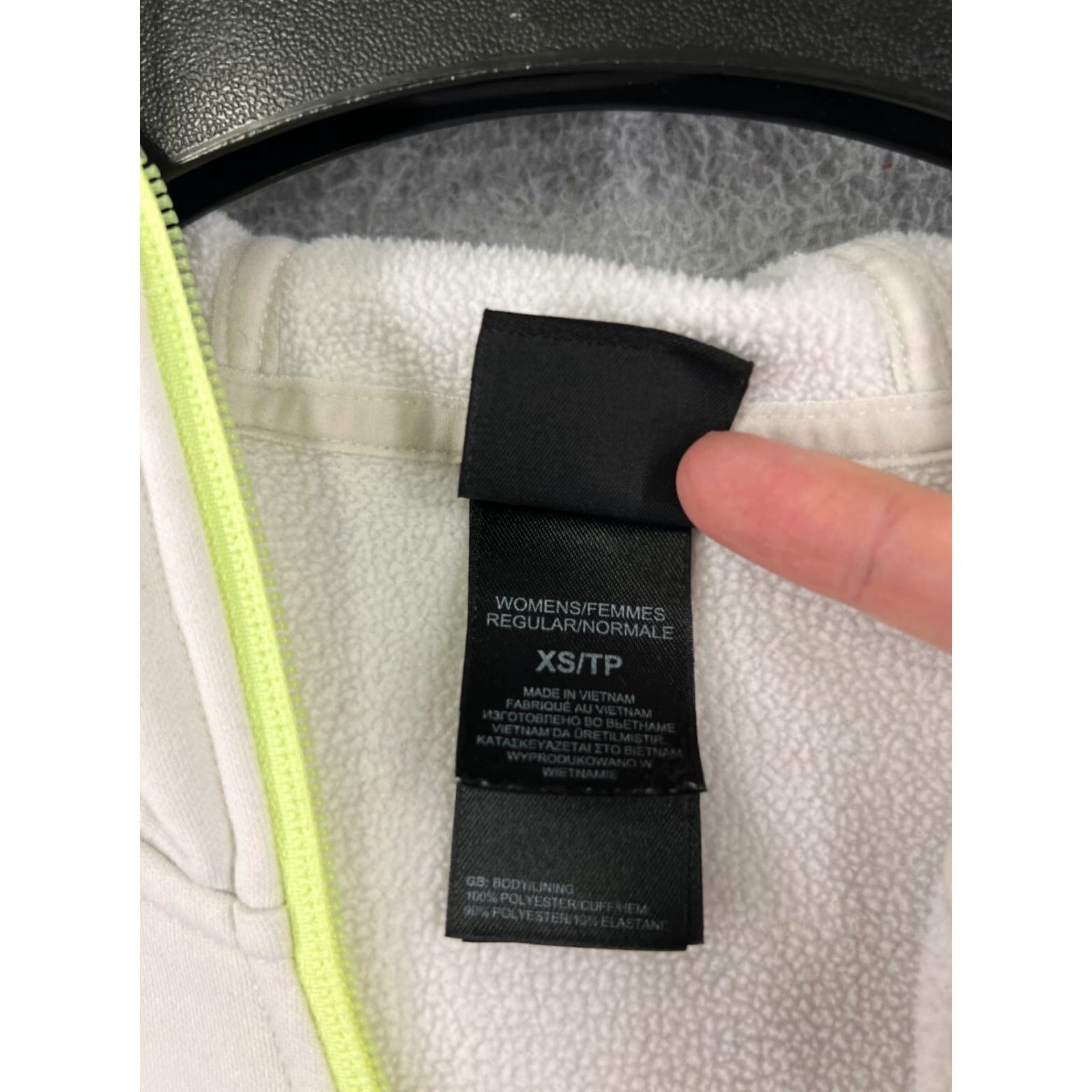 The North Face The North Face Women's Jacket XS Small Hooded Asymmetric Trendy Polyester White Zip Size XS / US 0-2 / IT 36-38 - 4 Thumbnail