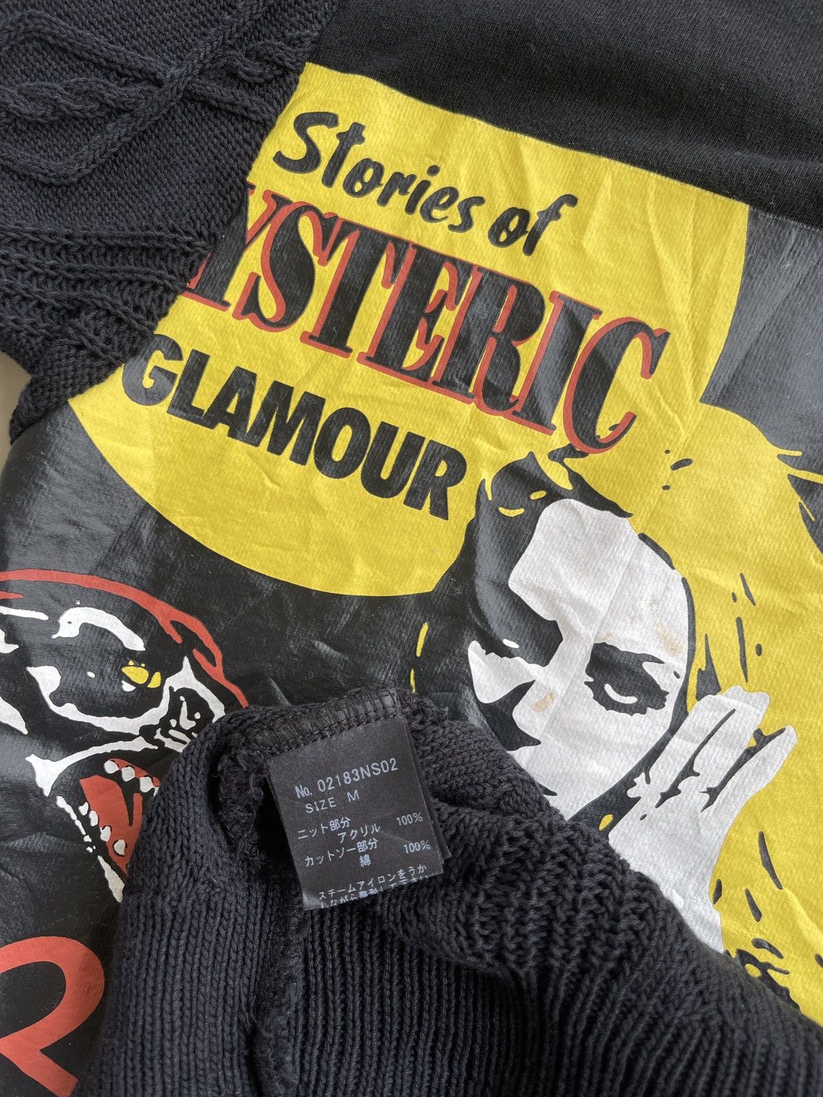 Hysteric Glamour RARE❗️Hysteric Glamour Hybrid Knitted Shirt Size US M / EU 48-50 / 2 - 8 Thumbnail