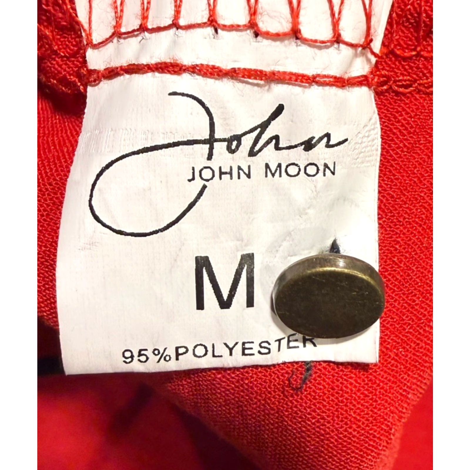 John Moore John Moon Texas Western Fringe Button-Up Long Sleeve Top Red Size M Multicolor Western Women Size M / US 6-8 / IT 42-44 - 8 Thumbnail