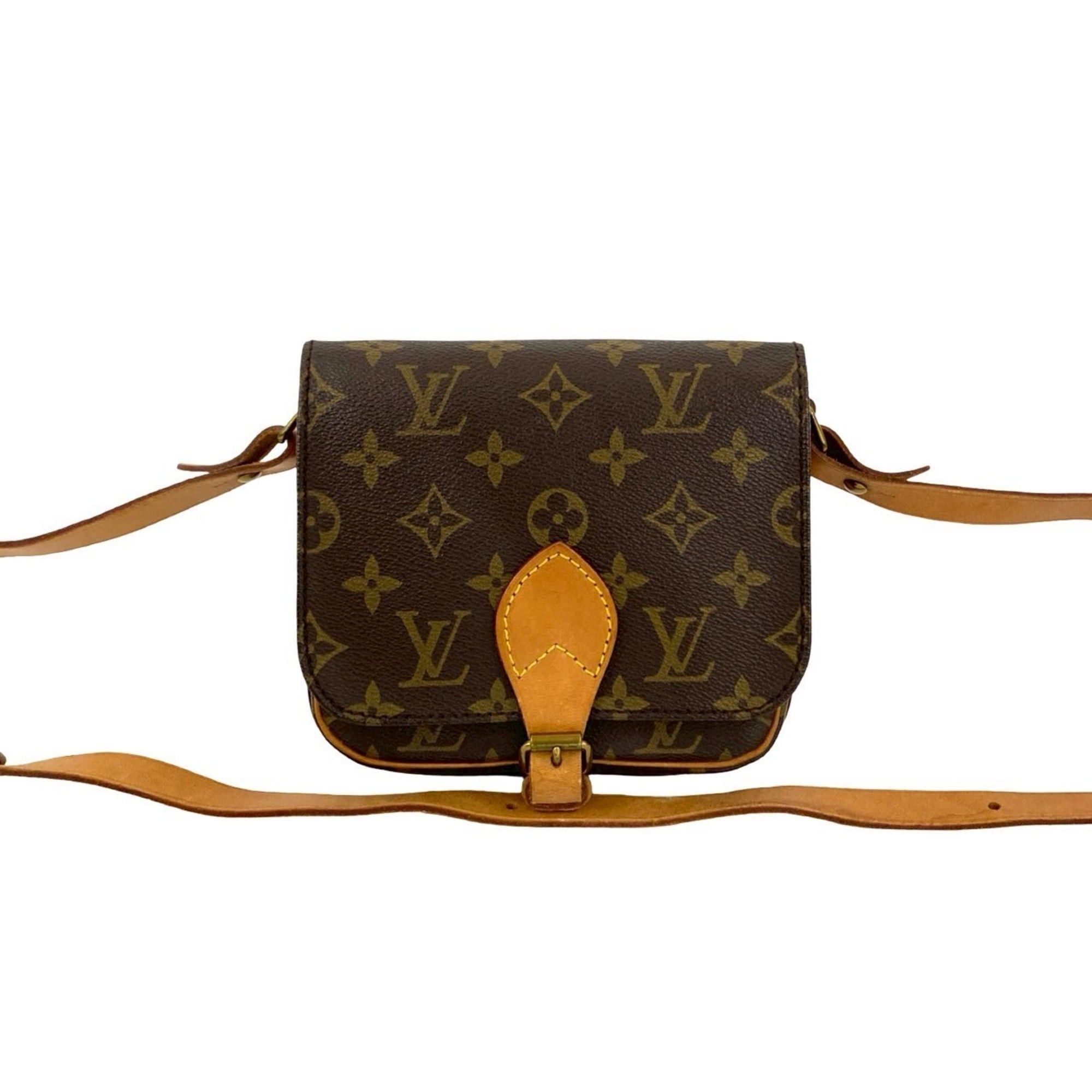 Louis Vuitton LOUIS VUITTON Culteciel Monogram Leather Mini Shoulder Bag Pochette Brown 36930 Size ONE SIZE - 1 Thumbnail