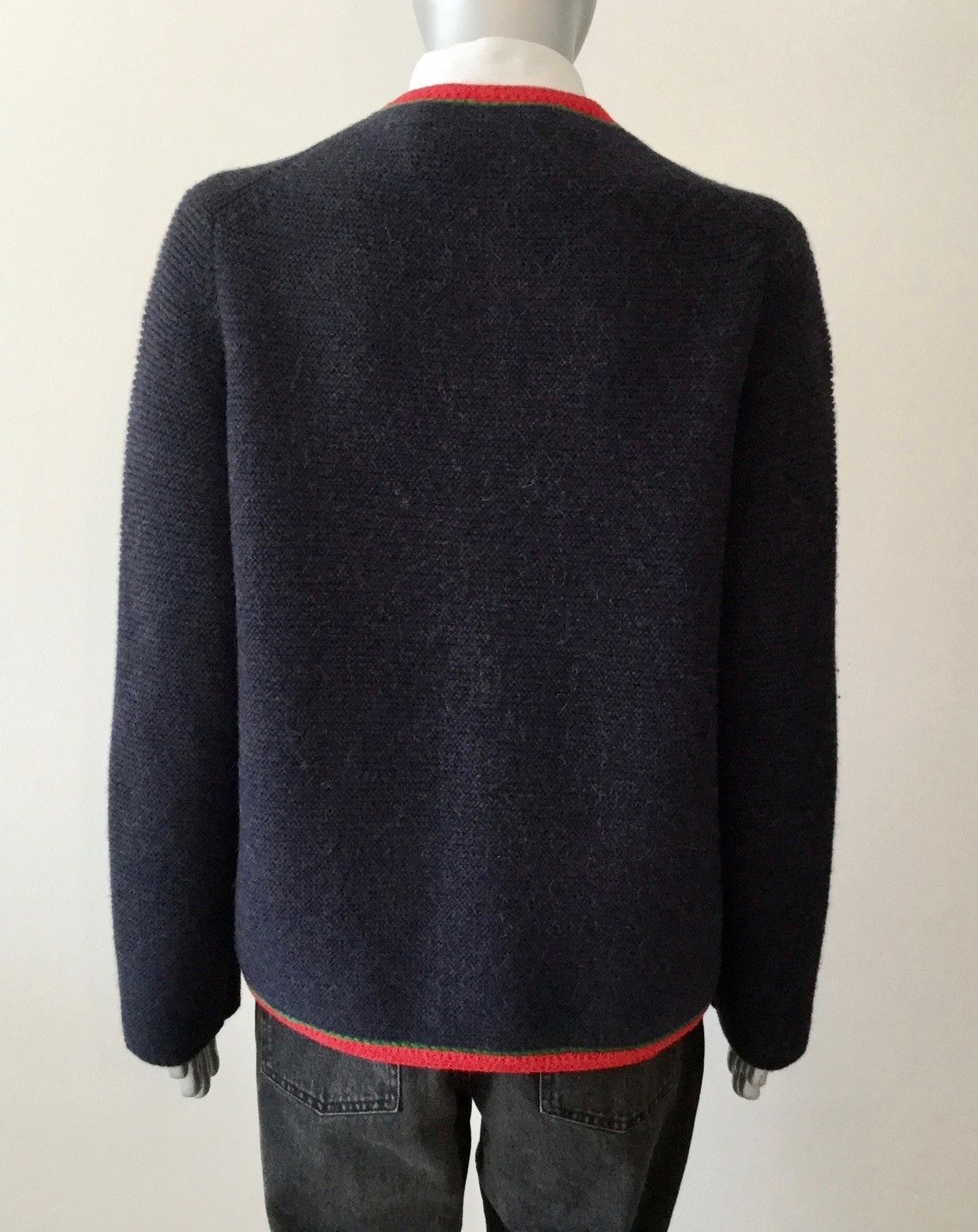 Gucci × MLB Gucci x MLB NY Yankees Alpaca Knit Cardigan - NWT - Size L Size US L / EU 52-54 / 3 - 2 Thumbnail