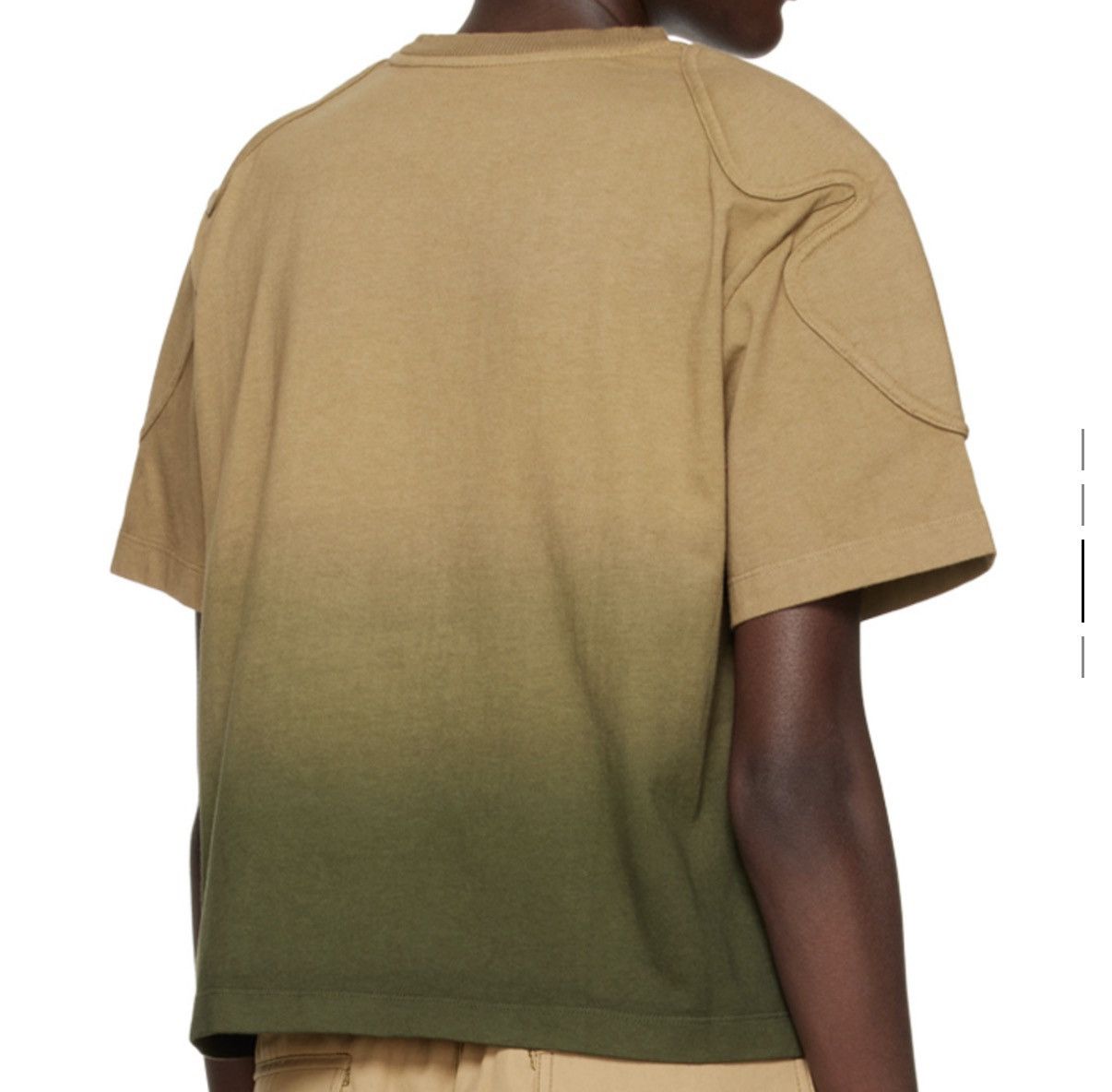 Dion Lee Dion Lee military green gradient t-shirt Size US XXL / EU 58 / 5 - 8 Thumbnail