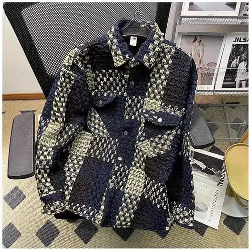 Japanese Brand Hop Street Loose Casual Woven Denim Jacket Size US XL / EU 56 / 4 - 6 Thumbnail