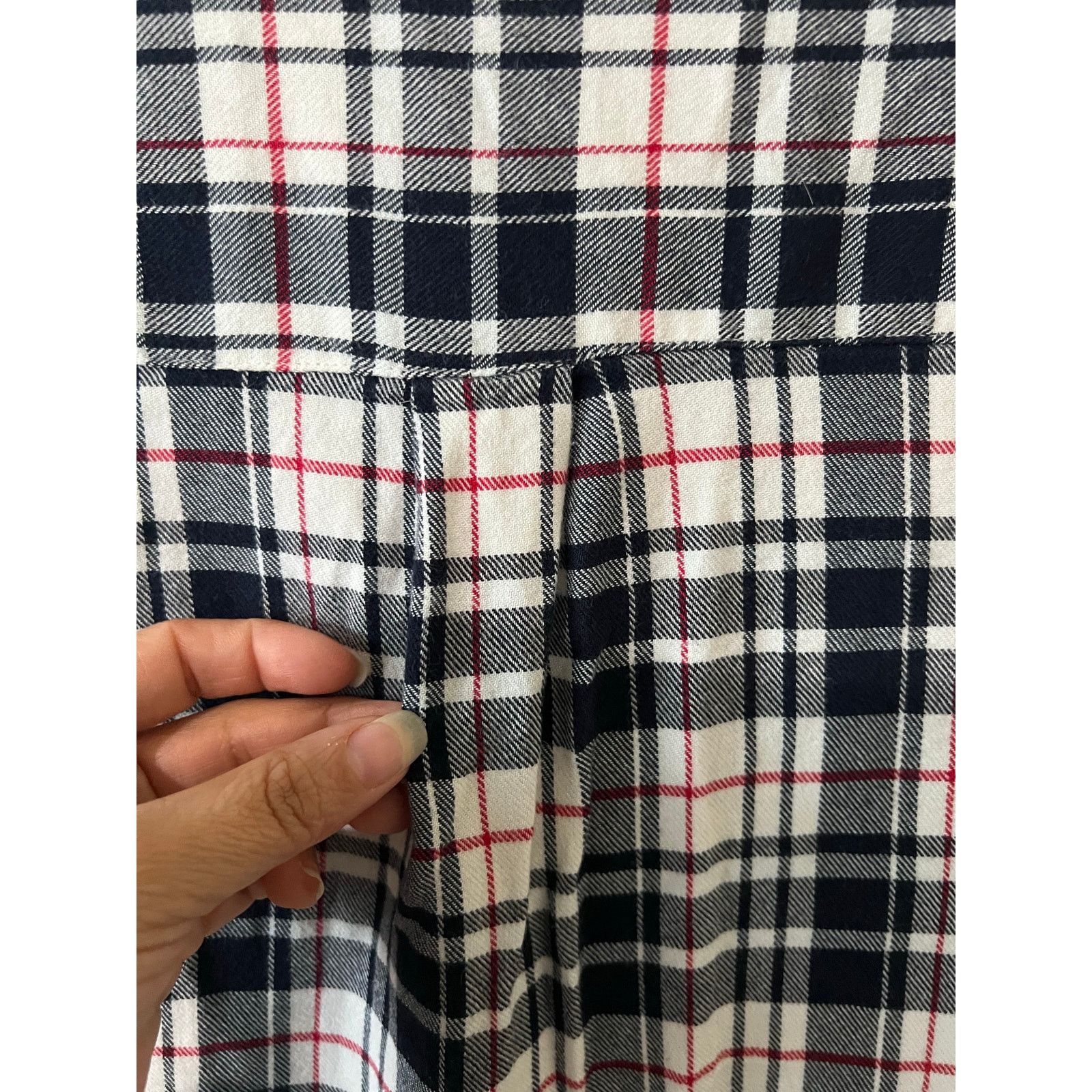 Gap GAP Women's Button Down Long Sleeve Boyfriend Flannel Shirt Size S / US 4 / IT 40 - 10 Thumbnail