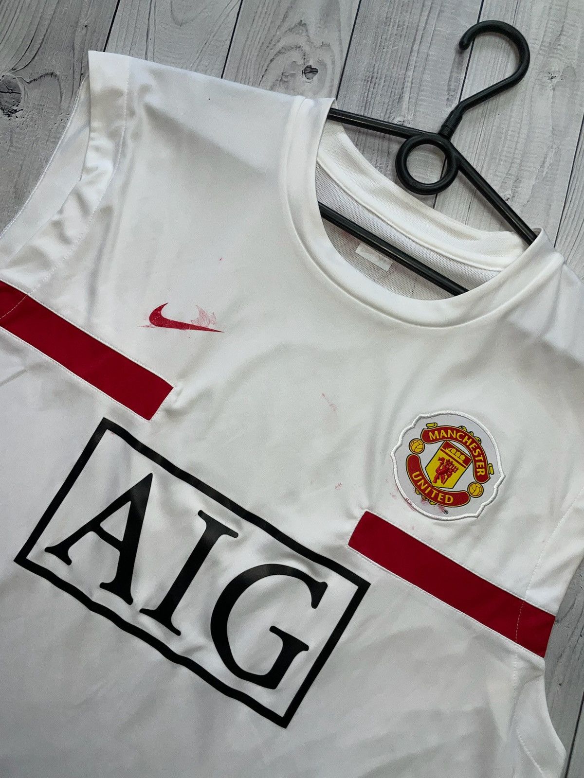 Vintage Vintage Nike Manchester United soccer tee logo training XL Size US XL / EU 56 / 4 - 2 Thumbnail