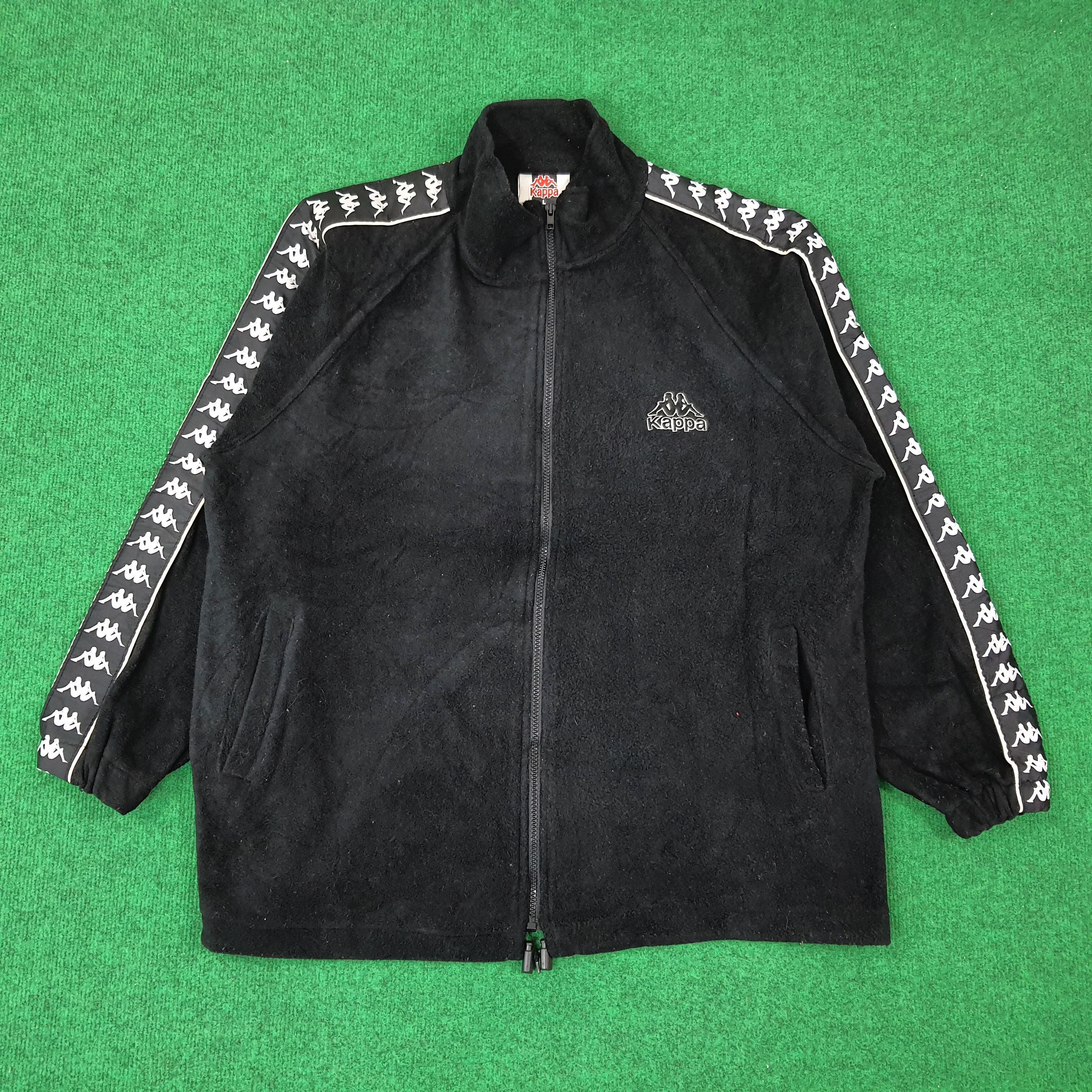 Kappa × Vintage Vintage KAPPA Sports Fleece Jacket C231N9 Size US L / EU 52-54 / 3 - 3 Thumbnail