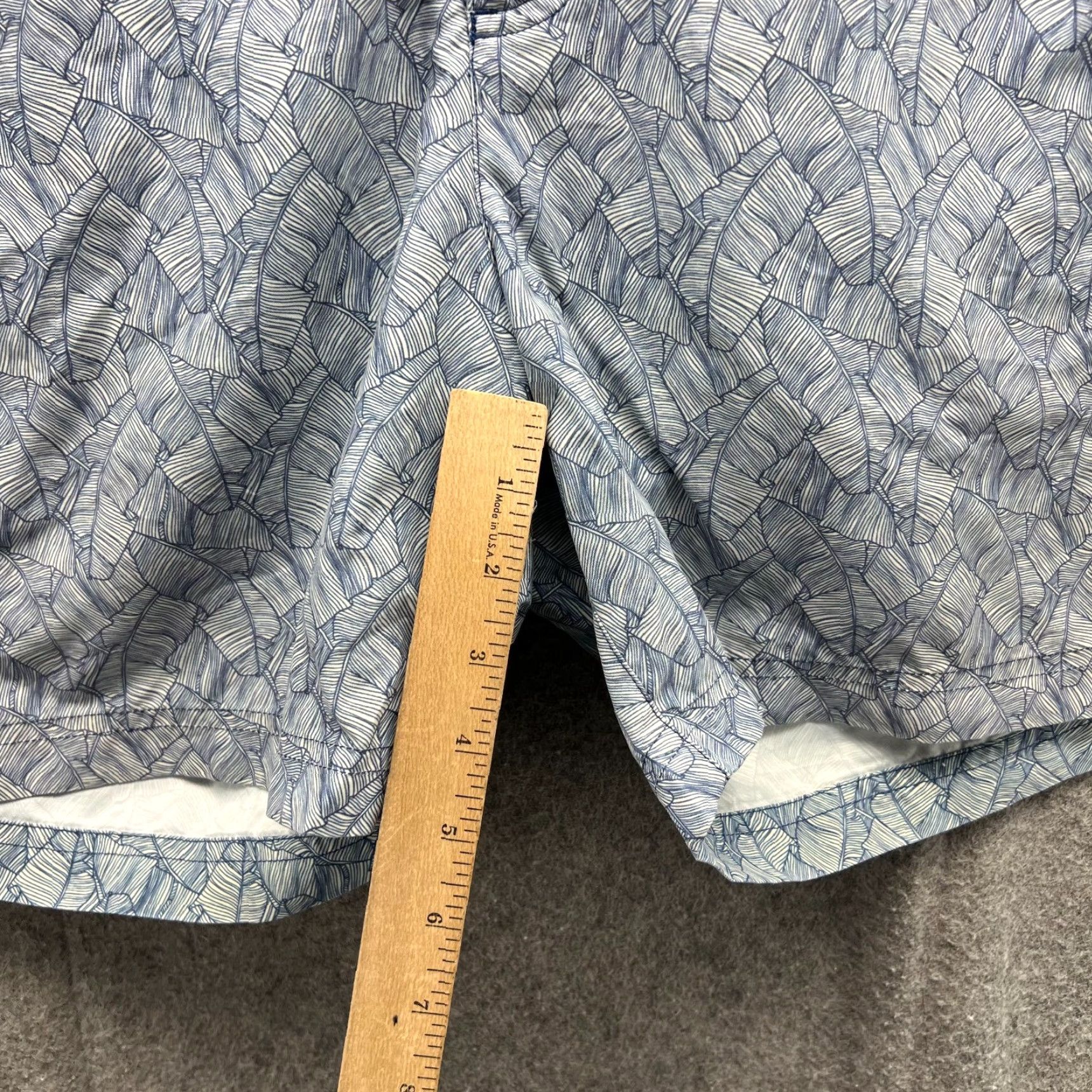 Orlebar Brown VINTAGE Orlebar Brown Shorts Mens 36 Blue Chino Flat Front Print Classic Patterned Size US 36 / EU 52 - 5 Thumbnail