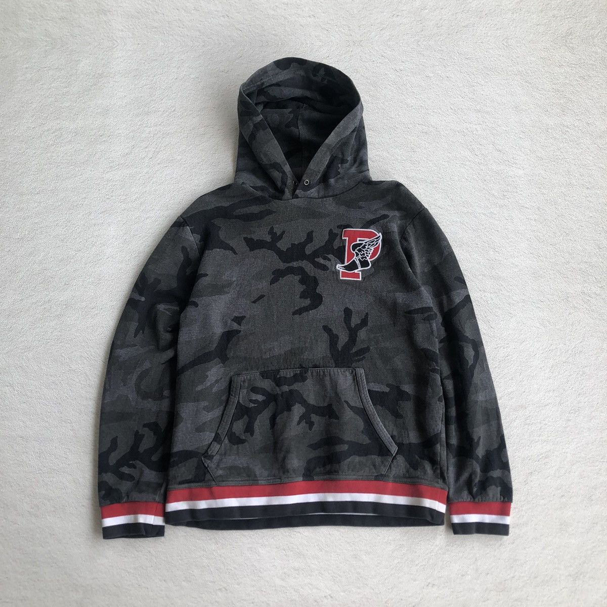 Polo Ralph Lauren ‼️ RARE ‼️ Polo ralph lauren camo P wing logo pullover hoodie Size US L / EU 52-54 / 3 - 1 Thumbnail