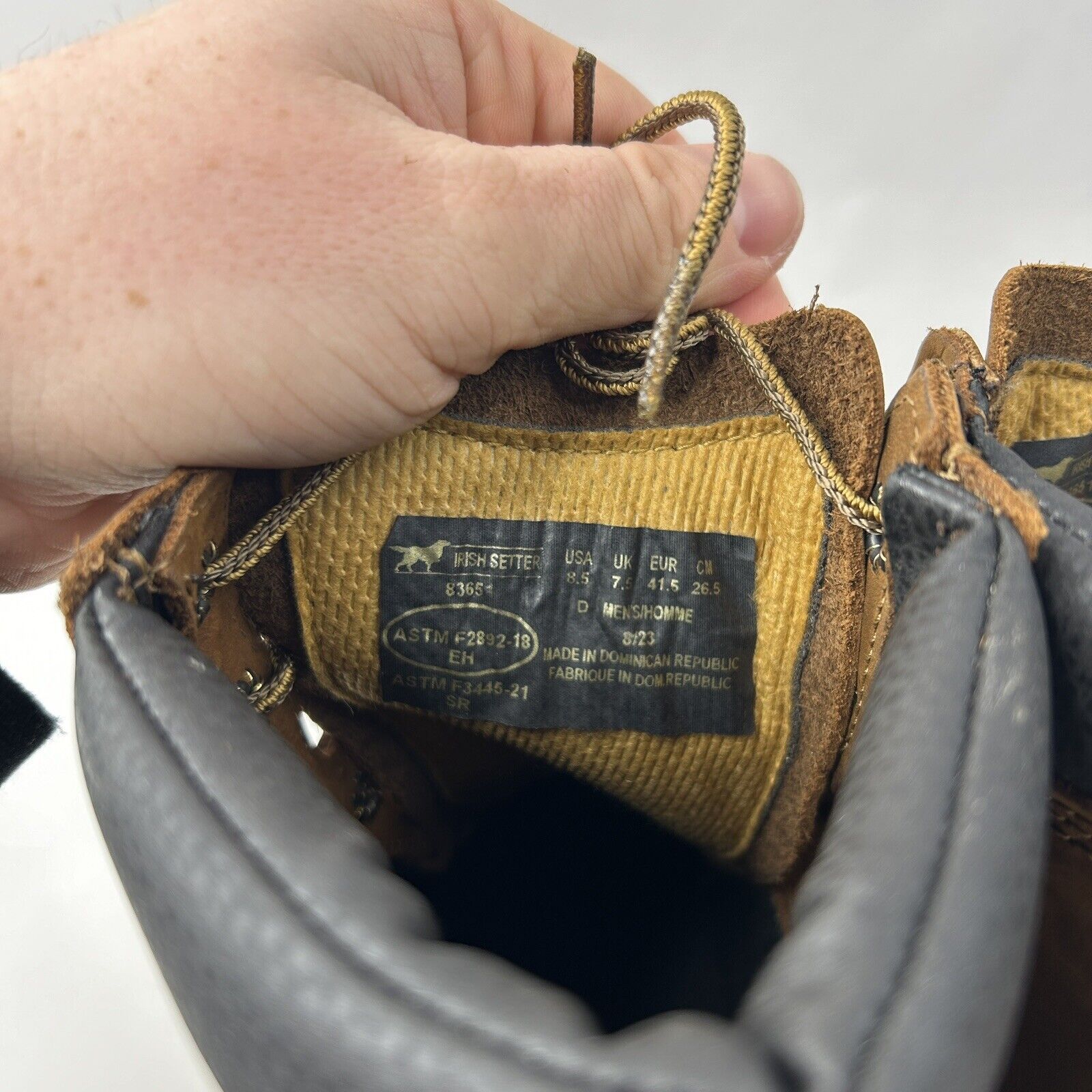 Red Wing Irish Setter 6" Ashby Soft Toe Red Wing Boots “Light Brown” Size US 8.5 / EU 41-42 - 5 Thumbnail