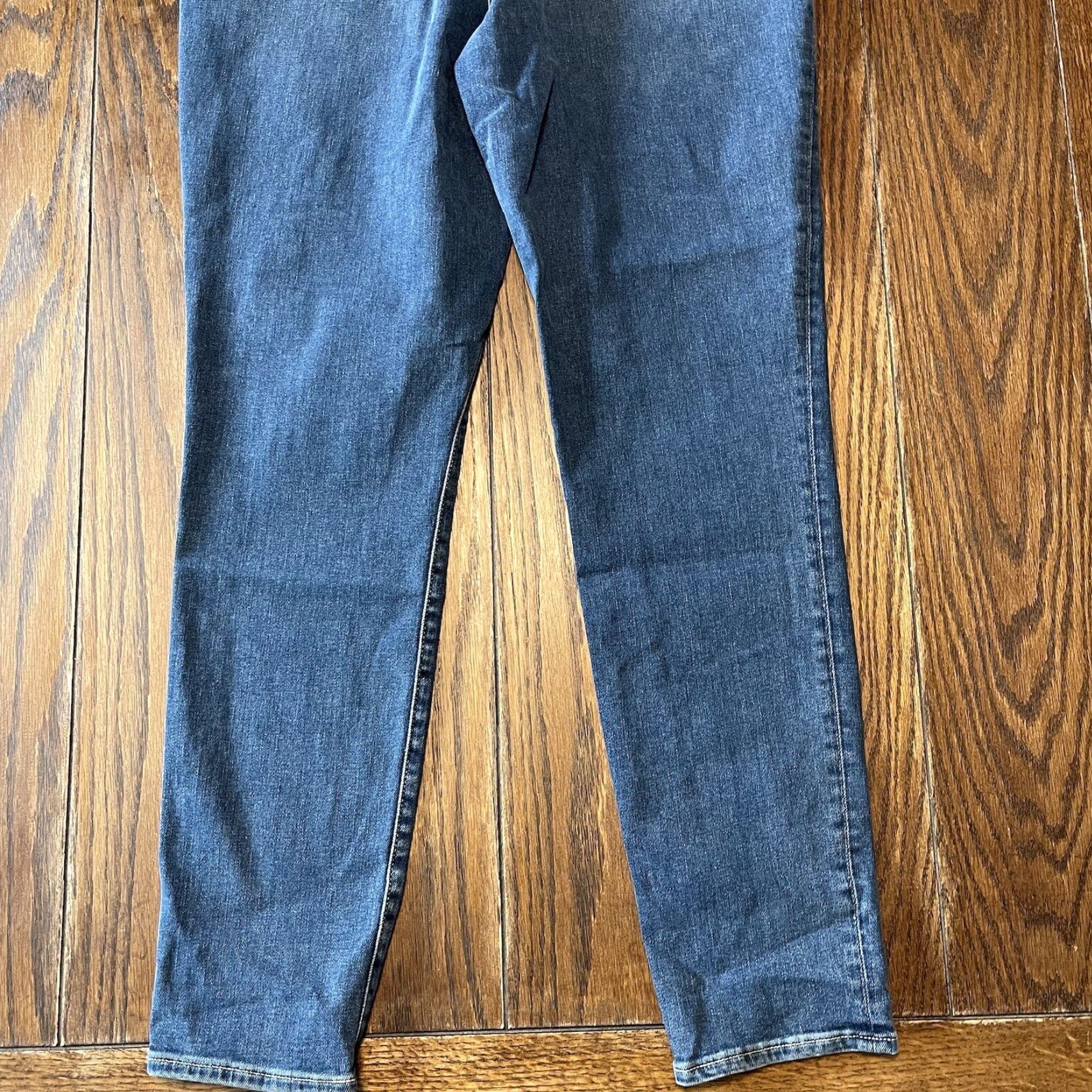 Vintage Revtown Jeans Women's High Rise Skinny 31R Medium Blue Stretch Denim 31x29 Size 24" / US 00 / IT 34 - 2 Thumbnail