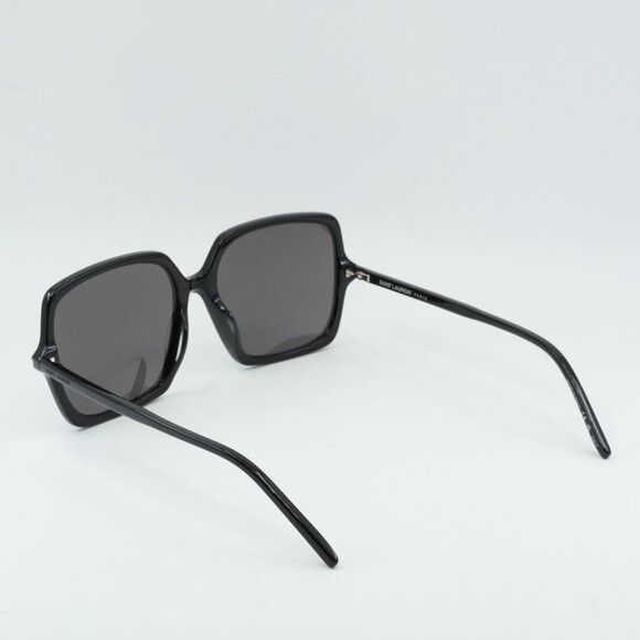 Saint Laurent Paris 🕶️ New Saint Laurent SL591 001 Sunglasses - Black Frame Size ONE SIZE - 9 Thumbnail