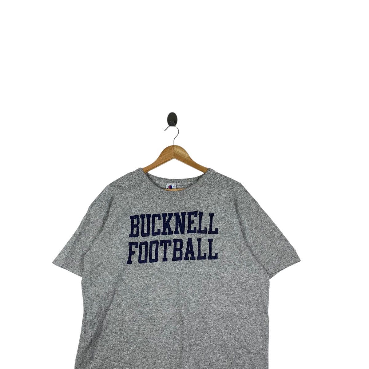 Champion Vintage CHAMPION x BUCKNELL FOOTBALL Boxy Tee Shirt Top Size XL / US 12-14 / IT 48-50 - 2 Thumbnail