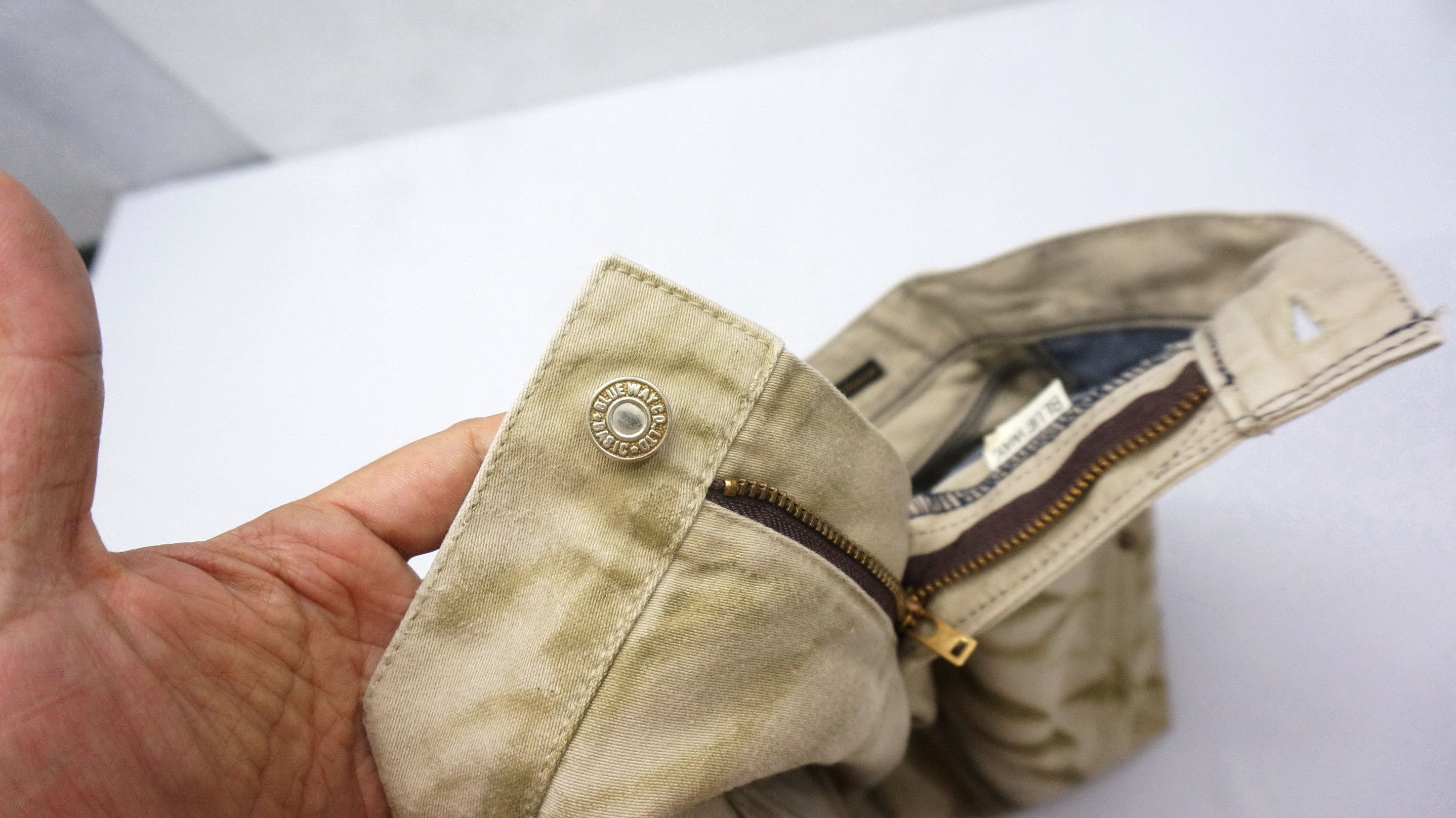 Japanese Brand 💥 Japan Blueway Made In Nippon Whisker Pants Size US 32 / EU 48 - 14 Thumbnail