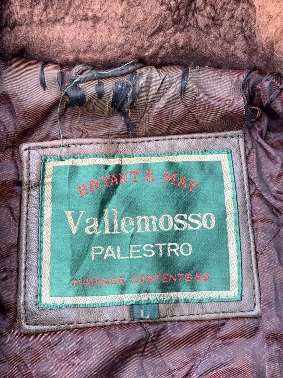 Japanese Brand VALLEMOSSO PALESTRO LEATHER JACKET. Size US L / EU 52-54 / 3 - 5 Thumbnail