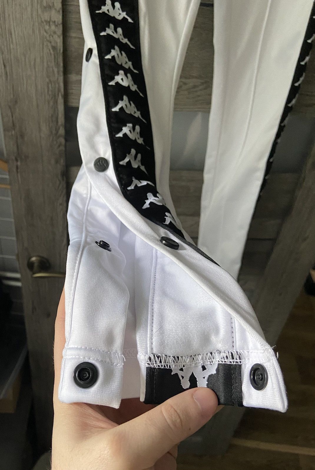 Kappa Kappa Astoria Snap Track Pants Logo Tape Tear-Away Size 32" / US 10 / IT 46 - 8 Thumbnail