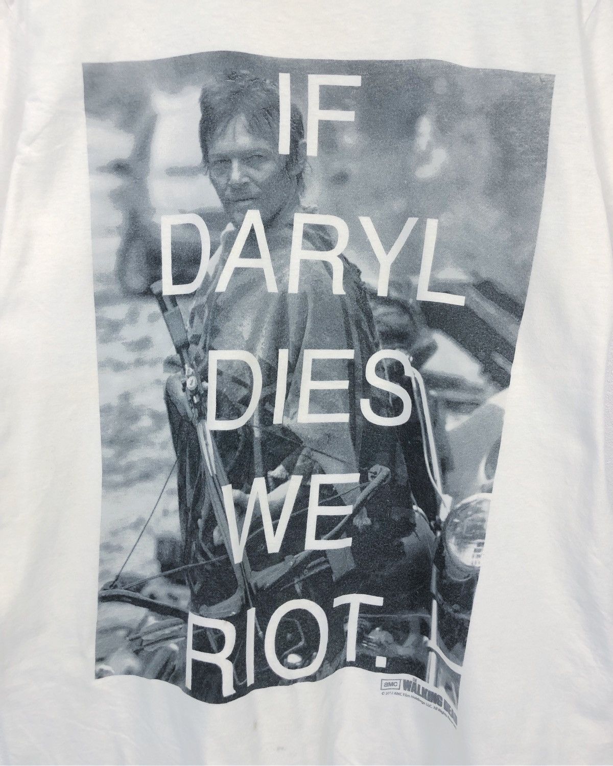 Other Rare 2012 The Walking Dead If Daryl Dies We Riot Tee Size US M / EU 48-50 / 2 - 3 Thumbnail