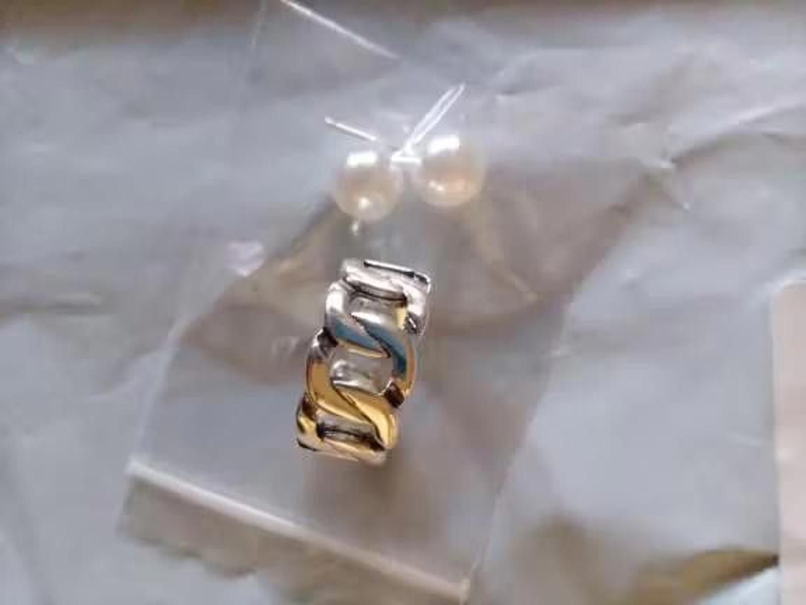 Jewelry Hollow Out Cuban Link Style Ring Size ONE SIZE - 3 Thumbnail