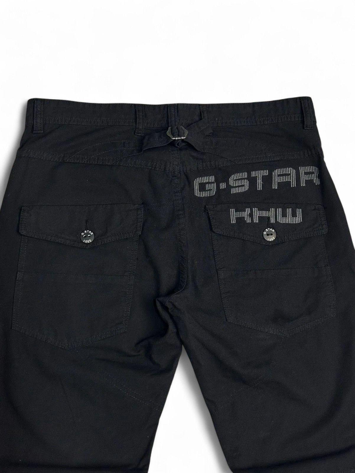 Diesel G-Star Raw Y2K Tech Carpenter Denim Pants Black Workwear 34 Size US 34 / EU 50 - 14 Thumbnail