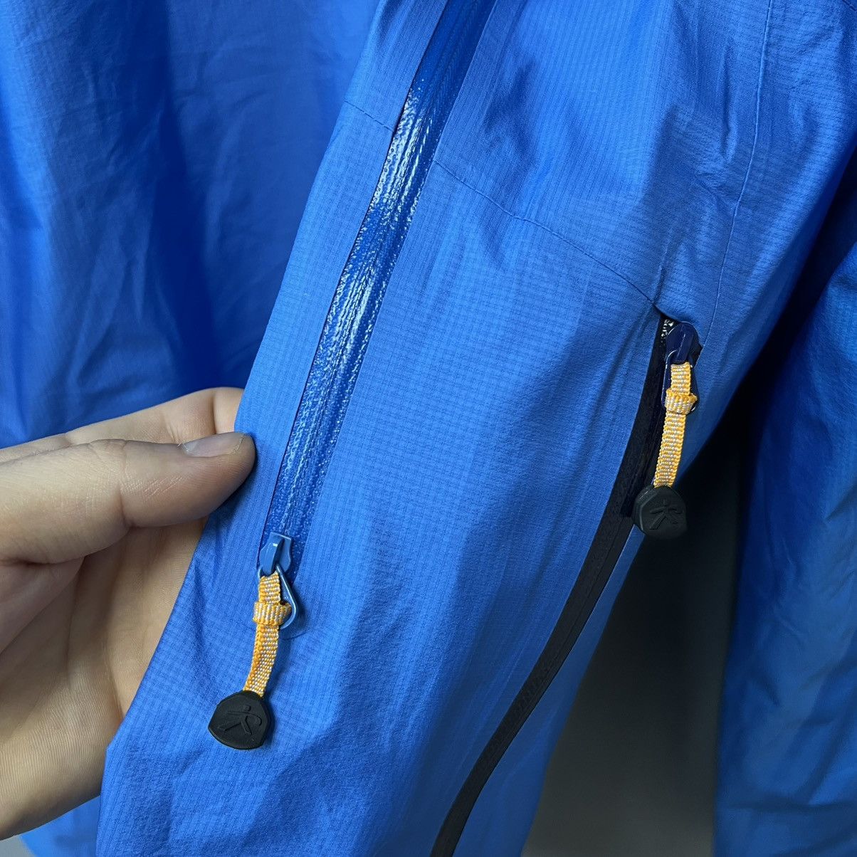 Goretex R'ADYS WINDBREAKER WATERPROOF JACKET OUTDOOR BLUE SWISS Y2K Size US L / EU 52-54 / 3 - 14 Thumbnail