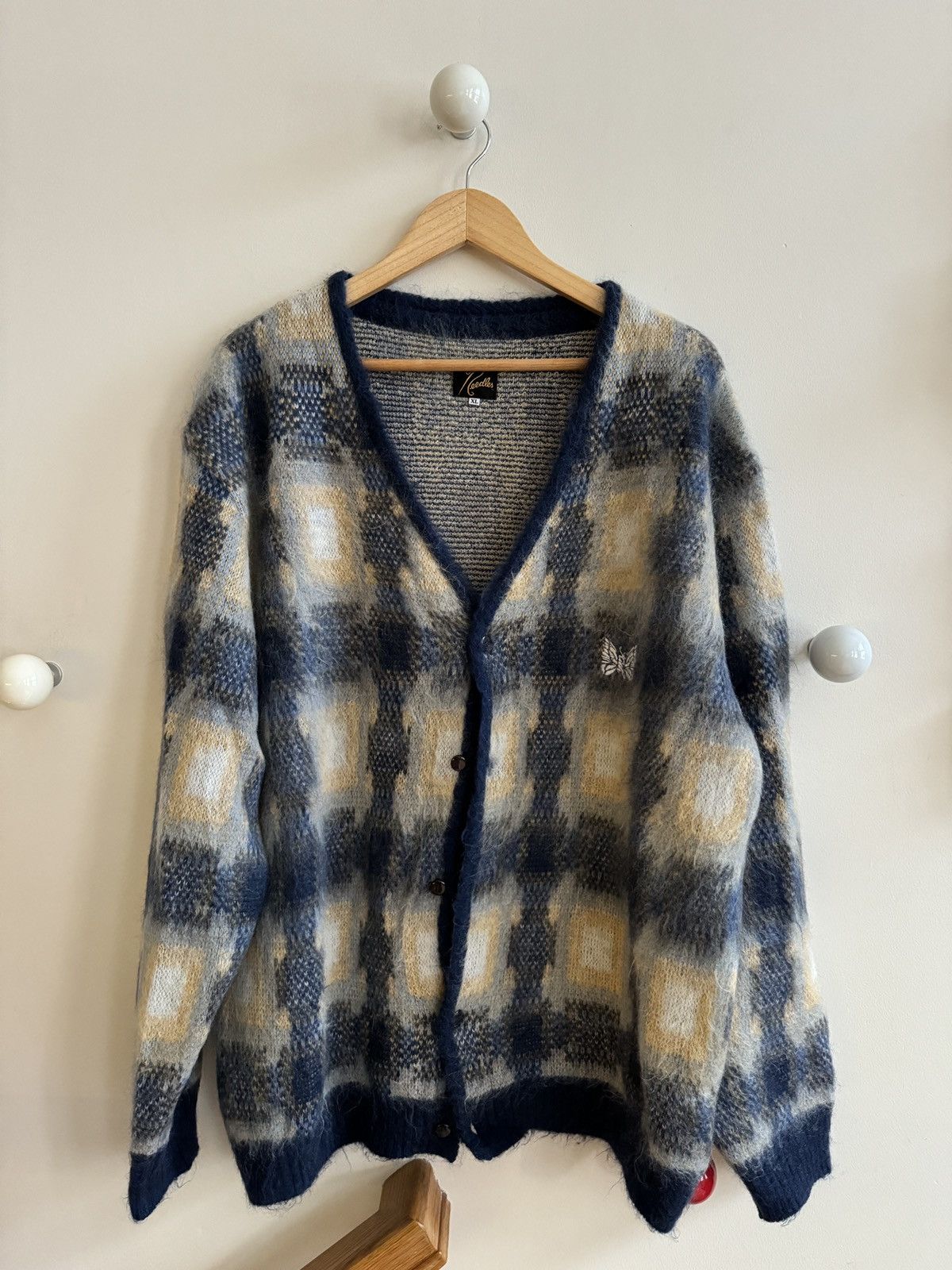 Kith × Needles × Vintage Kith x Needles Mohair Sheridan Cardigan