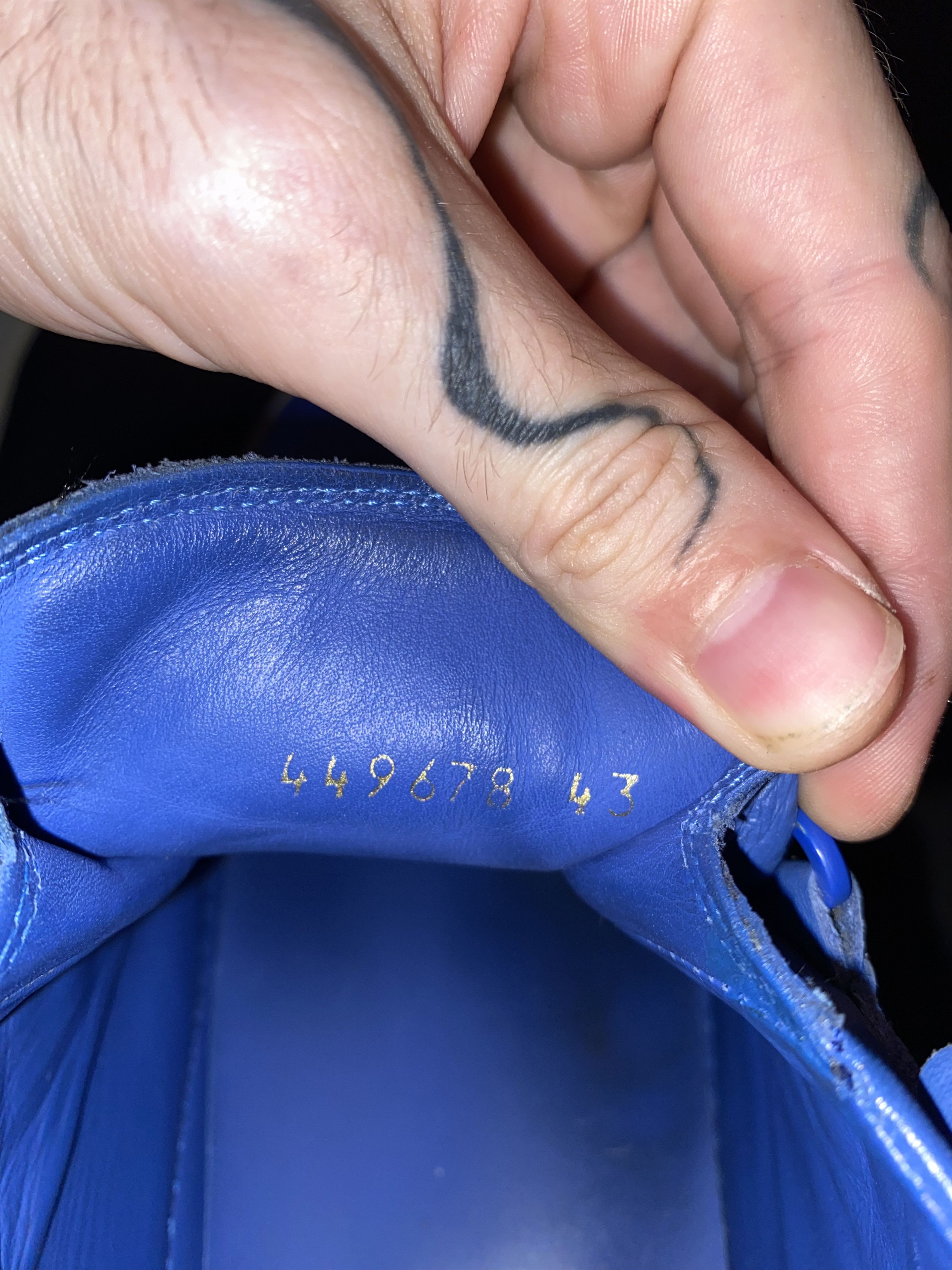 Balenciaga Balenciaga Arena Low-Top Sneaker Blue Size US 10 / EU 43 - 6 Thumbnail