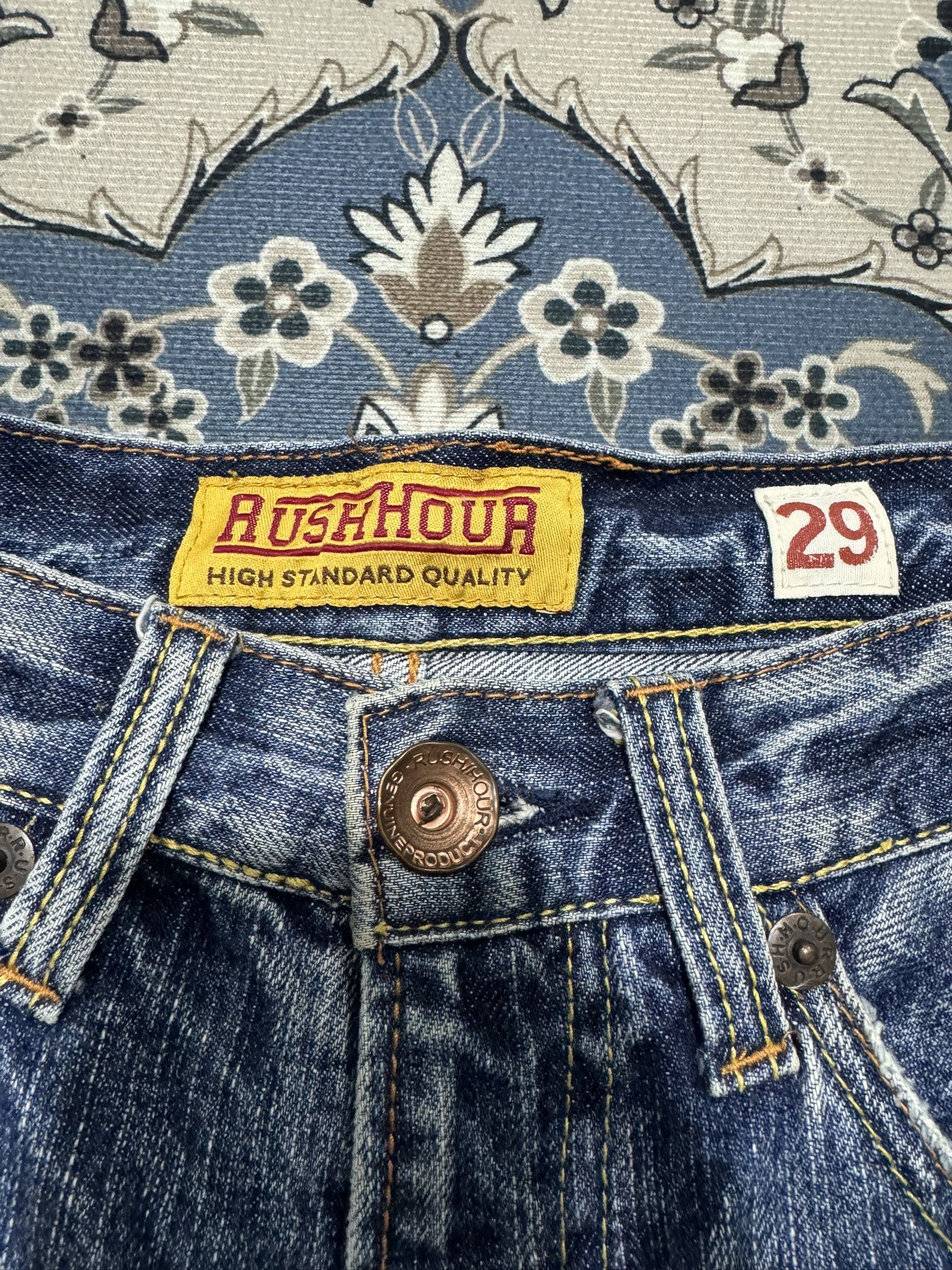 Hysteric Glamour × Japanese Brand Japanese Brand Rush Hours Ripped Distressed Jeans Kapital Size US 29 - 5 Thumbnail