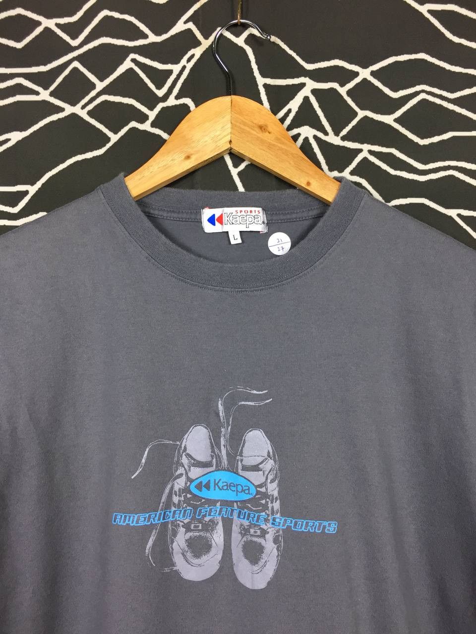 Kappa × Vintage Vtg Kaepa American Feature Sports Graphic Tee Size US L / EU 52-54 / 3 - 3 Thumbnail