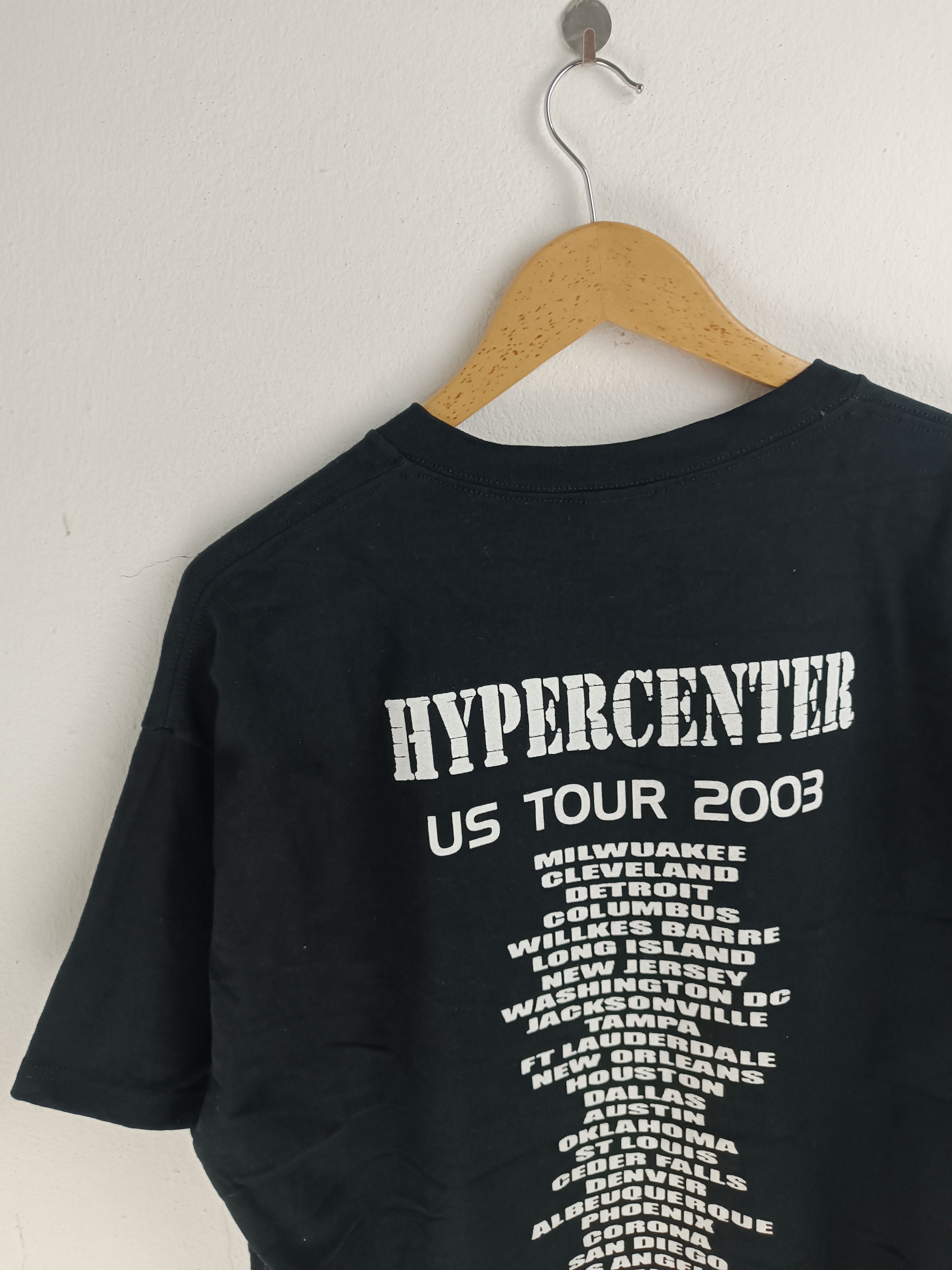 Band Tees VINTAGE 2003 HYPERCENTER METALCORE AUSTRALIA VERY RARE TOUR Size US XL / EU 56 / 4 - 13 Thumbnail