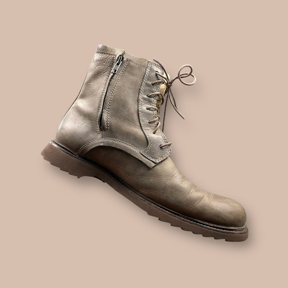 Clarks Clarks Zippers Lace-Up Combat Boots Size US 9 / EU 42 - 11 Thumbnail