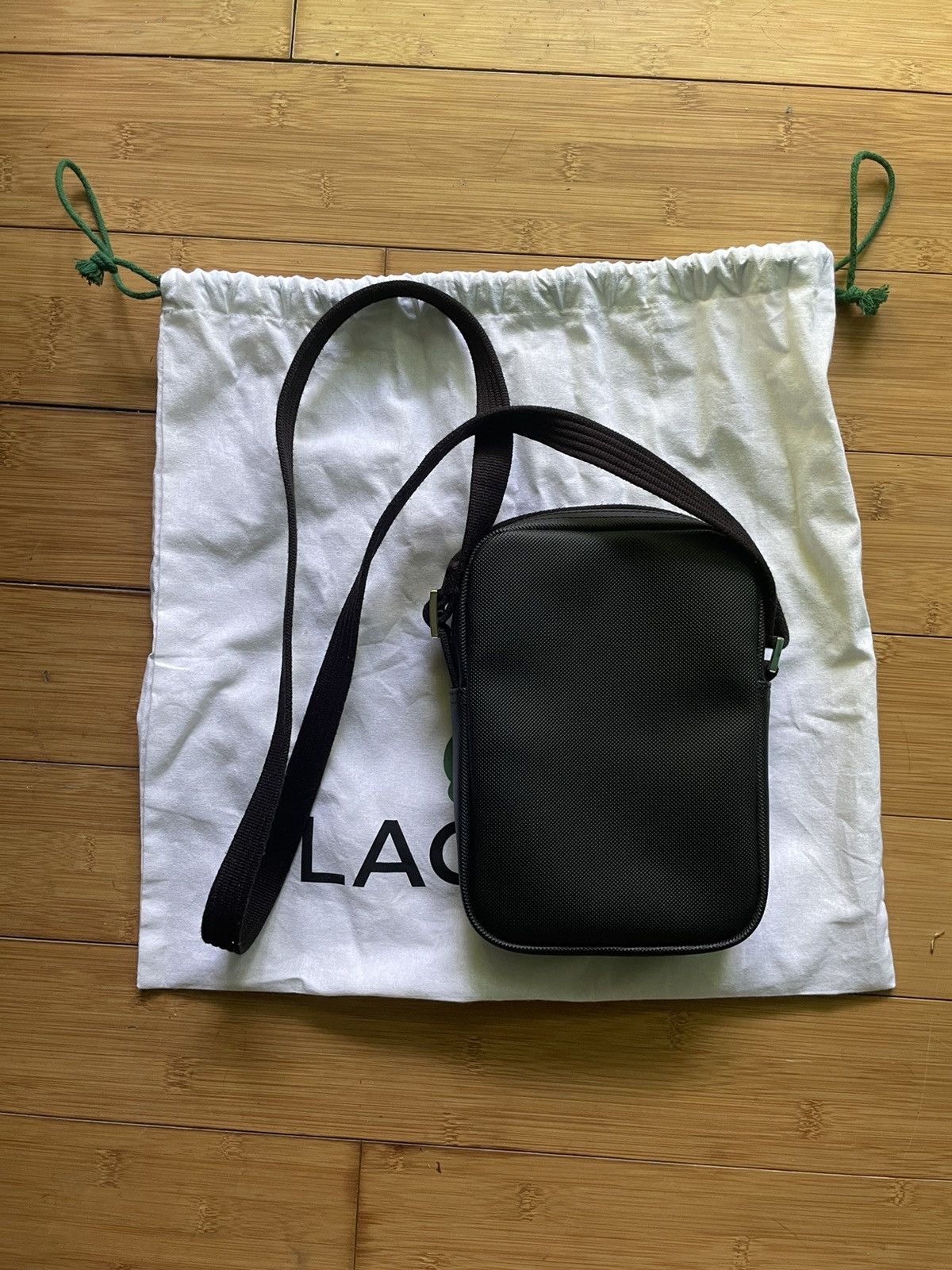 Lacoste LACOSTE CLASSIC PIQUÉ EFFECT SATCHEL Size ONE SIZE - 2 Thumbnail