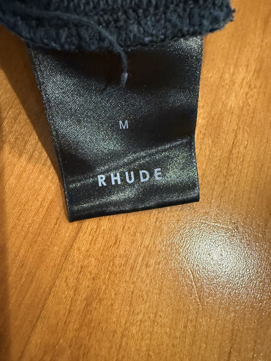 Rhude Rhude Medium Hooded Sweatshirt Black Size US L / EU 52-54 / 3 - 15 Thumbnail
