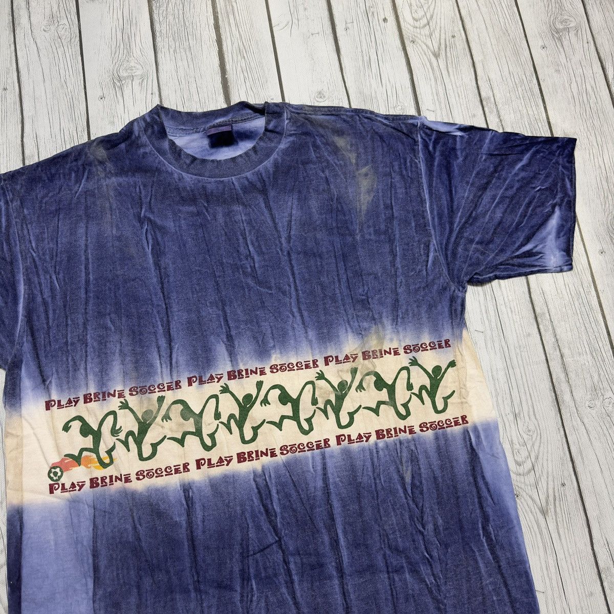 Vintage Vintage Brine Soccer tee Size US L / EU 52-54 / 3 - 3 Thumbnail
