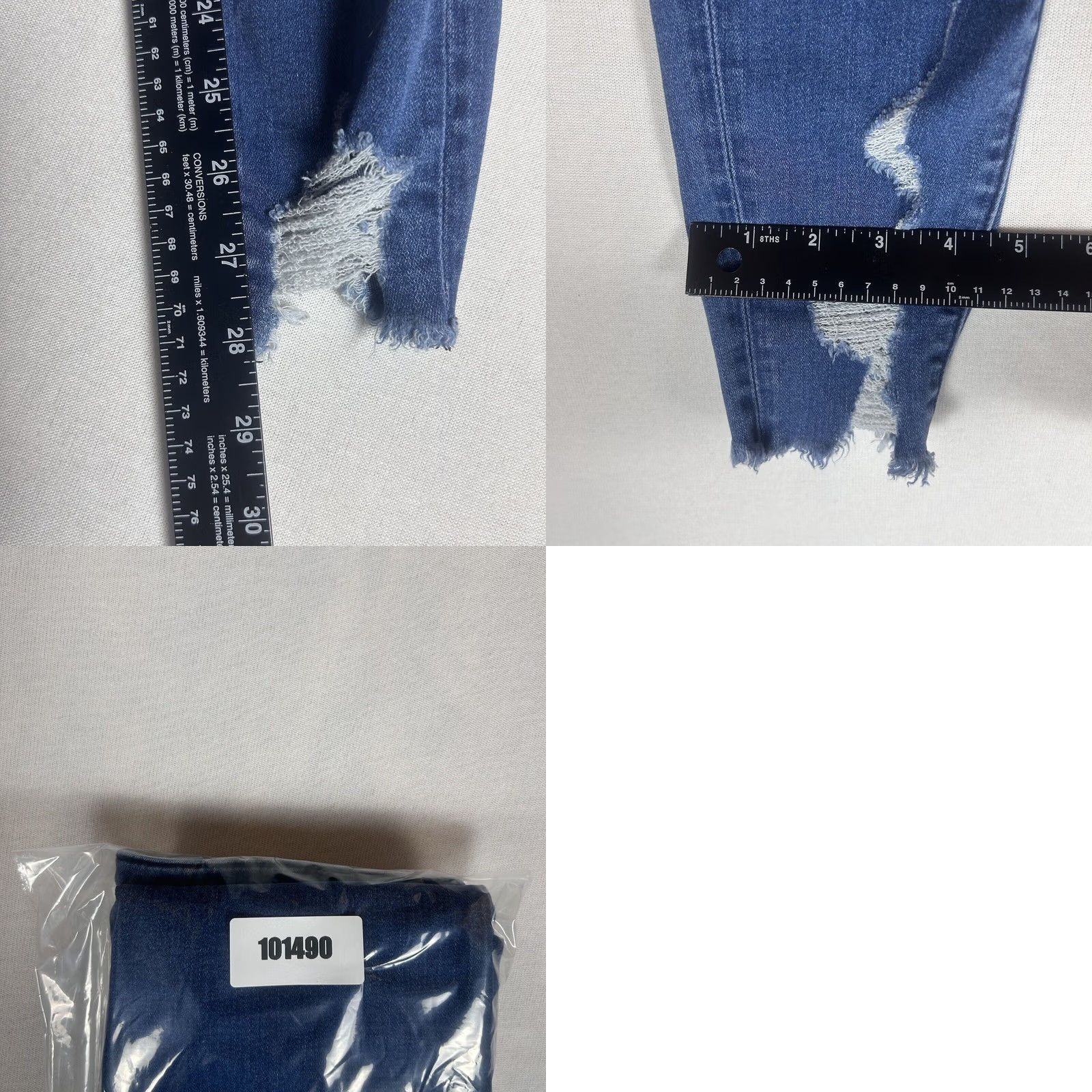 American Eagle Outfitters VINTAGE? American Eagle Jegging Jeans Womens 0 Slim Denim Distressed Raw Hem AEO Jeans Size 25" / US 0 / IT 36 - 8 Thumbnail