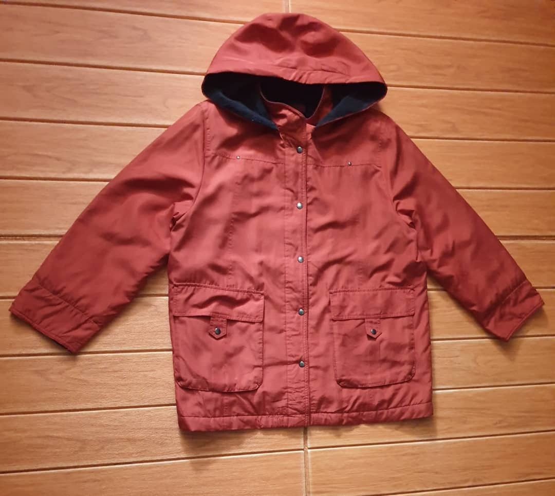 Japanese Brand Ramlossa orange red colour Hoodie jacket Size L / US 10 / IT 46 - 7 Thumbnail