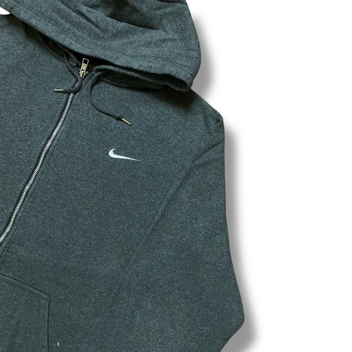 Nike × Vintage Vintage NIKE Swoosh Small Logo Hoodies Size US XXL / EU 58 / 5 - 2 Thumbnail