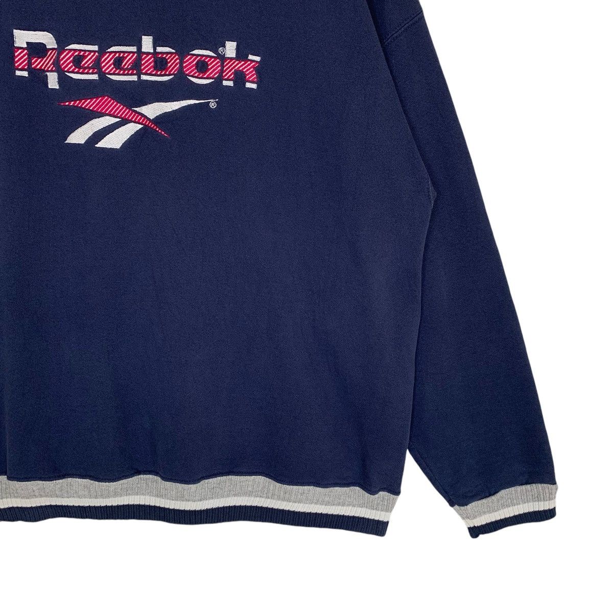 Reebok × Vintage Vintage Reebok Big Logo Made In Usa Sweatshirt Sweater Size US M / EU 48-50 / 2 - 4 Thumbnail