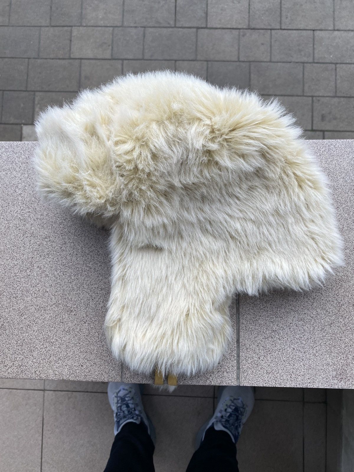 Hysteric Glamour × Vintage Crazy Y2k Mohair Fuzzy Hat Ushanka Punk Winter Size ONE SIZE - 1 Thumbnail