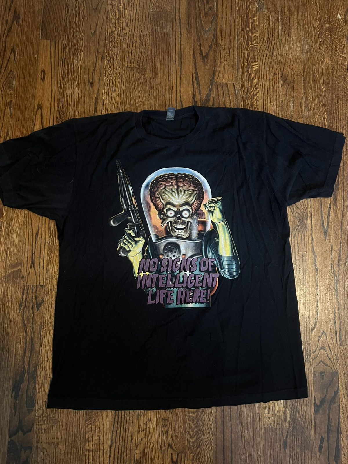 Vintage Vintage Mars Attacks Tee Size US XL / EU 56 / 4 - 1 Thumbnail