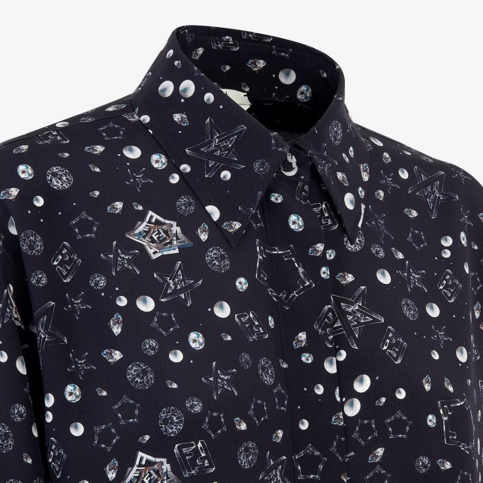 Fendi o1loc1c0824 Shirt in Blue Size XS / US 0-2 / IT 36-38 - 3 Thumbnail