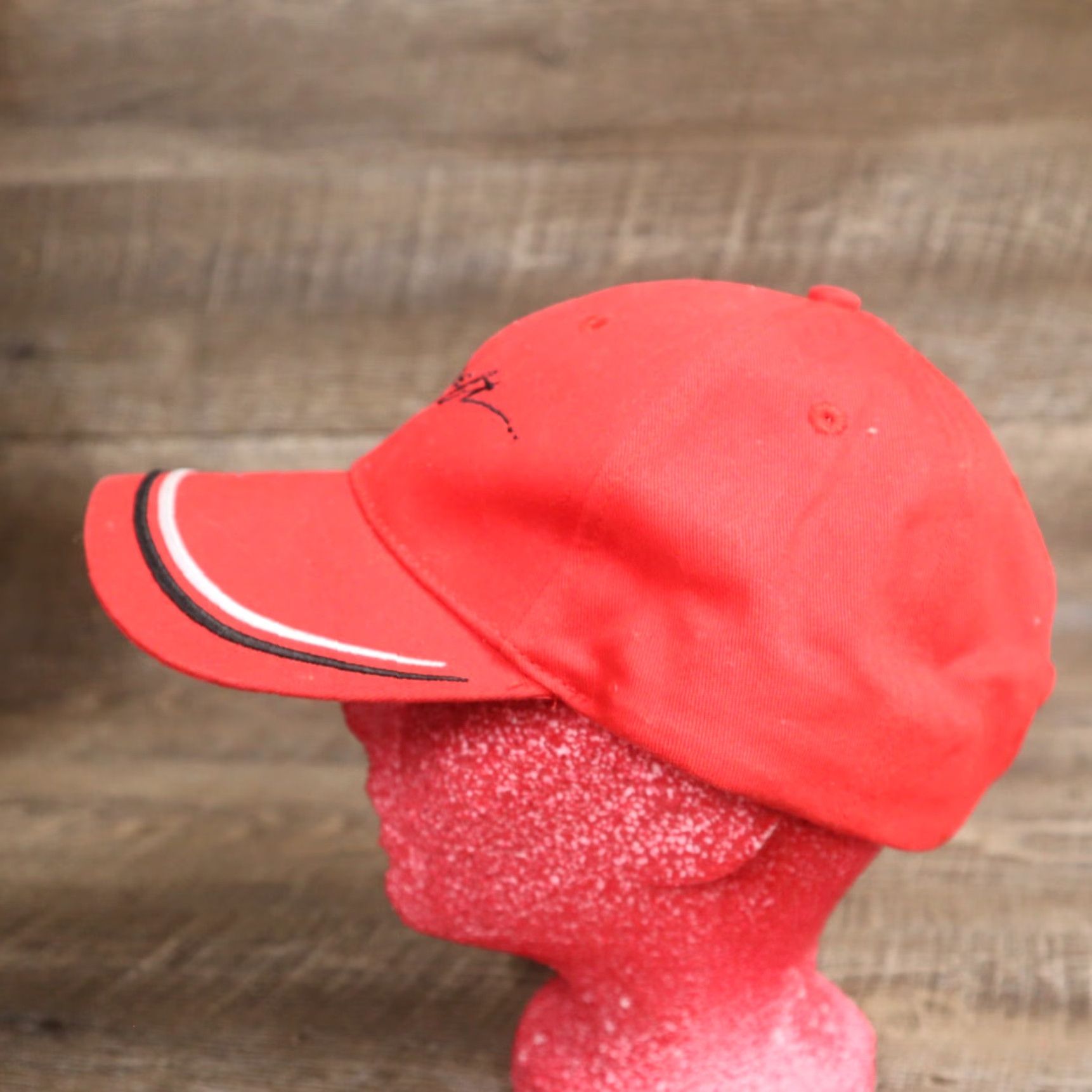 Bally K-Products Baseball Cap Trucker Hat Red Adjustable Adult Men Size Mastercraft Tires Hat Size ONE SIZE - 5 Thumbnail