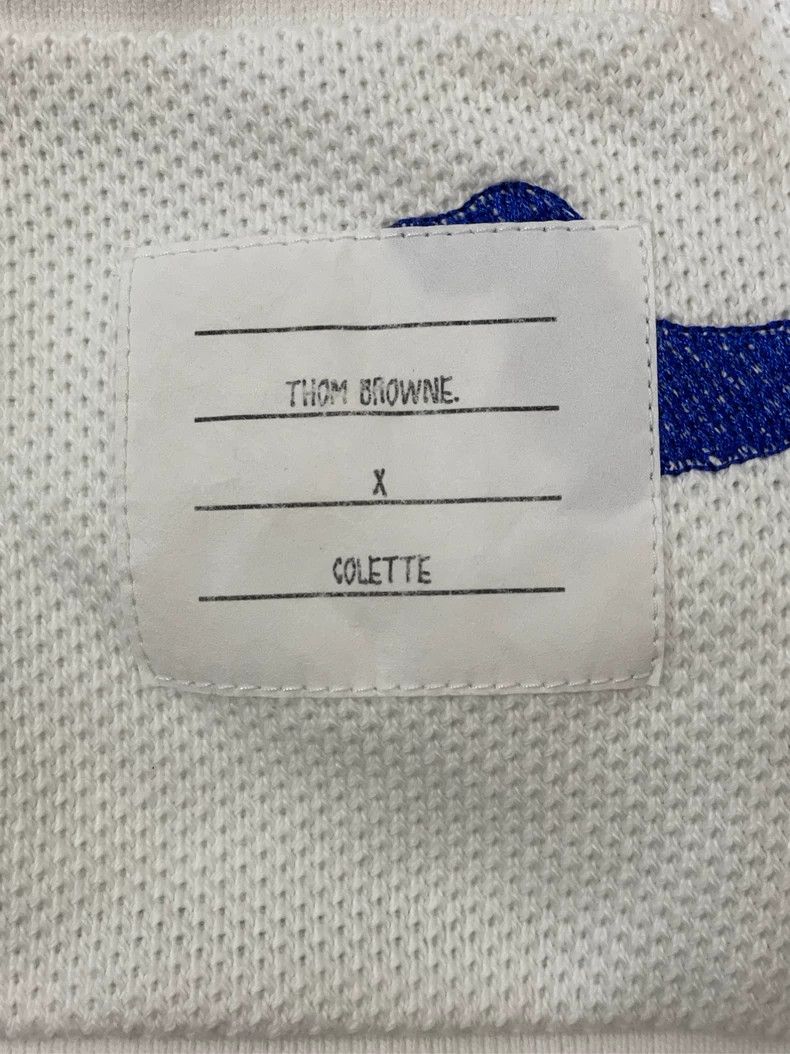 Thom Browne Thom browne White co-branded full-print blue embroidered pu Size XS / US 0-2 / IT 36-38 - 5 Thumbnail