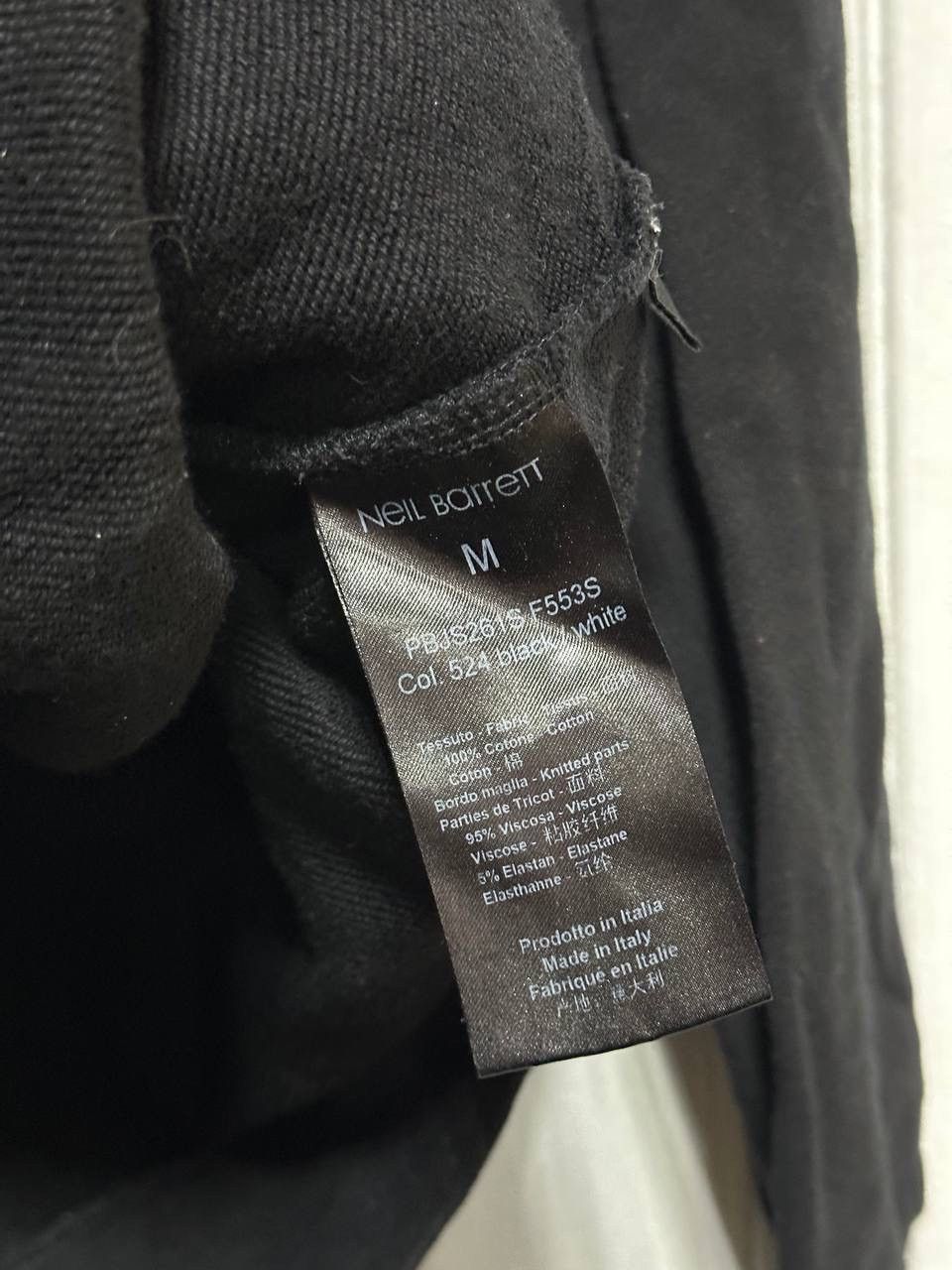 Neil Barrett Contrasting Printed FAIR-ISLE THUNDERBOLT Crew-Neck Sweatshi Size US M / EU 48-50 / 2 - 3 Thumbnail