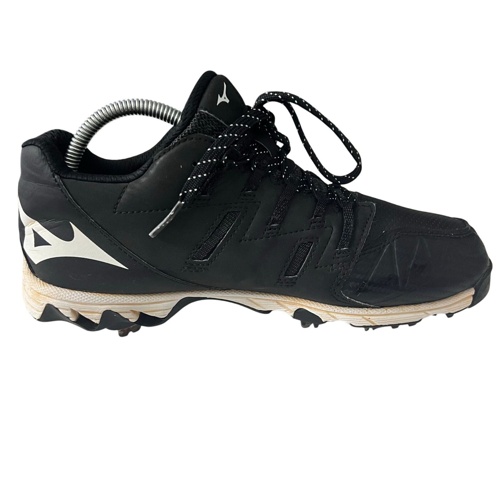 Mizuno Mizuno Men Metal Baseball Cleats 9.5 Black White 11GM195009 Size US 9.5 / EU 42-43 - 2 Thumbnail